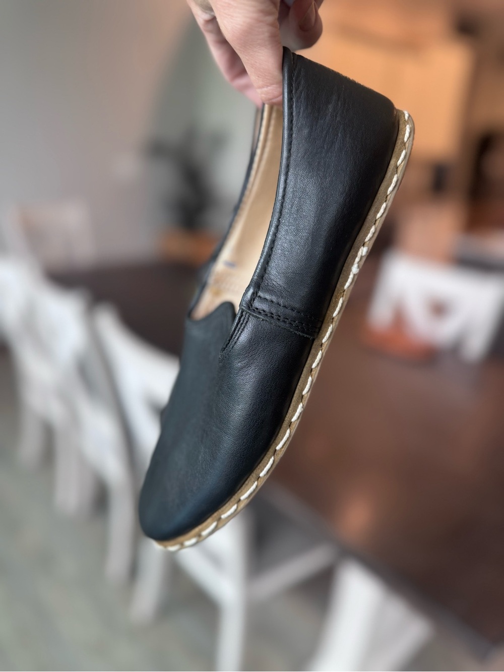 Glove Black Sabah leather size 40 W 8.5/9 - Picture 10 of 13